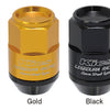 Project Kics Leggdura Racing Shell Type Lug Nut 35mm Closed-End Look 16 Pcs + 4 Locks 12X1.25 Gold