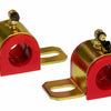 Prothane Universal 90 Deg Greasable Sway Bar Bushings - 27MM - Type B Bracket - Red