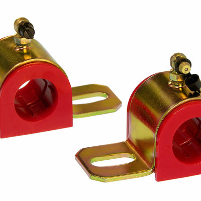 Prothane Universal 90 Deg Greasable Sway Bar Bushings - 27MM - Type B Bracket - Red