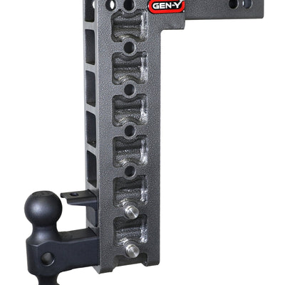 Gen-Y Mega Duty 2in Shank 15in Drop 10K Hitch w/GH-031 Dual-Ball/GH-032 Pintle Lock
