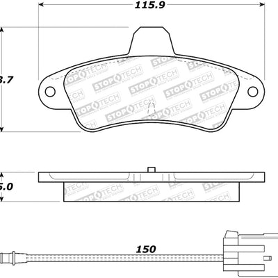 StopTech Street Brake Pads