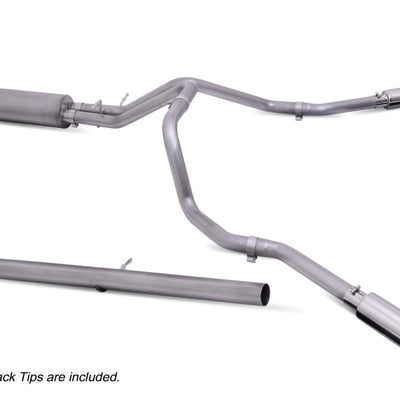 Gibson 20-21 Chevy Silverado 2500HD 6.6L 2.5in Cat-Back Dual Extreme Exhaust - Black Elite