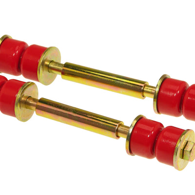Prothane Universal End Link Set - 4 1/2in Mounting Length - Red