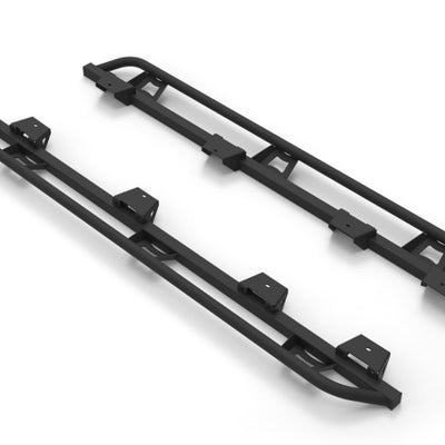 N-Fab Trail Slider Steps 2020 Jeep Wrangler Gladiator JT 4 Door All Beds - SRW - Textured Black