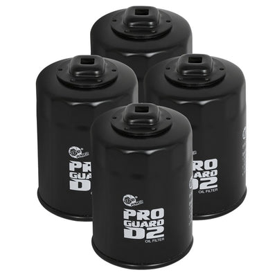aFe ProGuard D2 Oil Filter (4 Pack) 11-13 Ford F-150 V6 3.5/3.7L / V8 5.0L (w/ 3/8in Ratchet Drive)