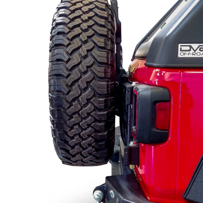 DV8 Offroad 2018+ Jeep Wrangler Tire Carrier