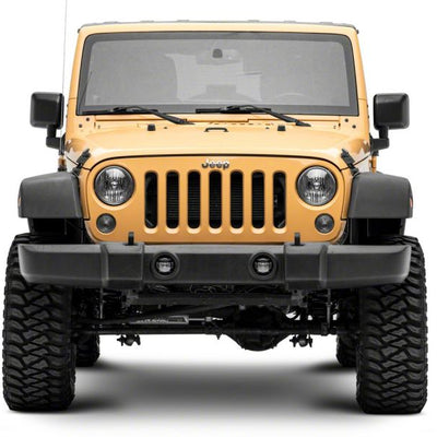 Raxiom 07-18 Jeep Wrangler JK Axial Series 4-In LED Fog Lights- Clear