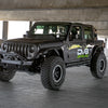 DV8 Offroad 07-23 Jeep Wrangler/Gladiator JT/JK/JL FS-25 Stubby Front Bumper w/Plated Bull Bar