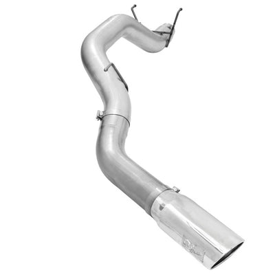 aFe Atlas 5in DPF-Back Aluminized Steel Exh Dodge RAM Diesel 13-14 6.7L (td) Mega Cab w/Polished Tip
