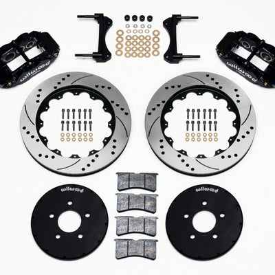 Wilwood Narrow Superlite 6R Front Hat Kit 14.00in Drilled 1994-2004 Mustang