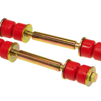 Prothane Universal End Link Set - 4 5/8in Mounting Length - Red