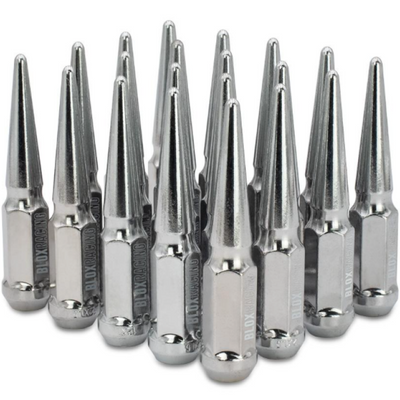 BLOX Racing Spike Forged Lug Nuts - Chrome 12 x 1.50mm - Set of 20