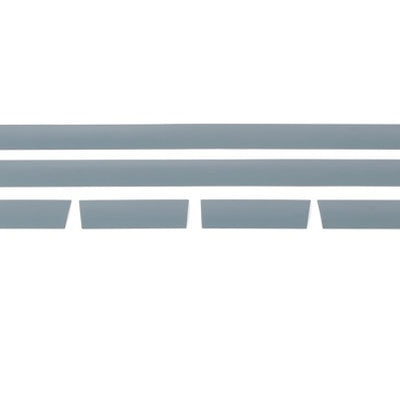 Putco 14-18 Chevy Silv LD Standard Cab - 6.8in Bed (10pcs) Black Platinum Rocker Panels