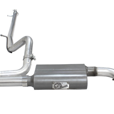 aFe Scorpion 2-1/2in Alum Steel Cat-Back Hi-Tuck 07-18 Jeep Wrangler (JK) V6 (Fits 4 Dr Model Only)