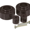 Prothane Jeep TJ 1in Lift Coil Spring Isolator - Black