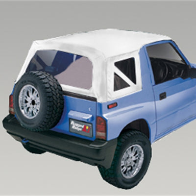 Rugged Ridge XHD S-Top White Denim Clear Windows 95-98 Sidekick