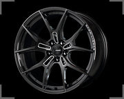 Gram Lights 57FXZ 19x8.0 +45 5x112 Super Dark Gunmetal and Machining Rim Edge DC Wheel