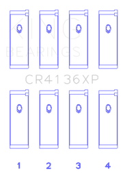 King Engine Bearings Nissan SR20DE/DET RWD (2.0L) Performance Rod Bearing Set - Size STDX