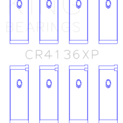 King Engine Bearings Nissan SR20DE/DET RWD (2.0L) Performance Rod Bearing Set - Size STDX