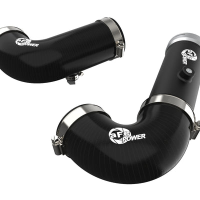 aFe BladeRunner Intercooler Hot & Cold Side Tubes Combo 20-21 GM Trucks 3.0L (td) - Black