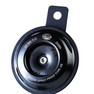 Hella Horn Bl Blk Disc Ht Mcycle 12V Univ