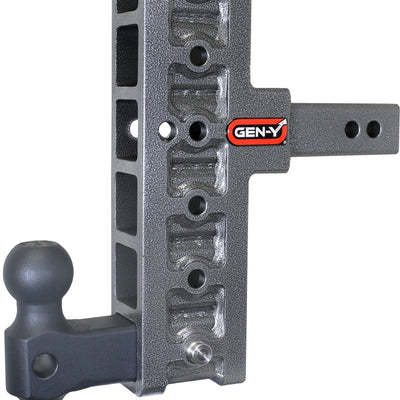 Gen-Y Mega Duty 2in Shank 7.5in Offset Drop 1.5K TW 10K Hitch w/GH-031 Dual-Ball