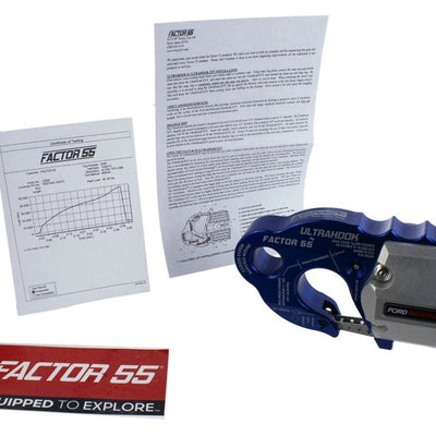 Ford Racing Factor 55 UltraHook w/Rope Guard - Blue