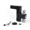Weigh Safe 180 Hitch 8in Drop Hitch & 2.5in Shank (10K/18.5K GTWR) w/WS05 - Black Cerakote