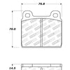StopTech Street Touring 75-95 Alfa Romeo 2000 Spider/Graduate/Veloce Front Brake Pads