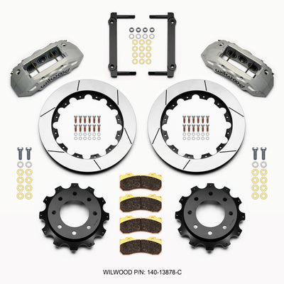 Wilwood TX6R Rear Kit 16.00in Clear Ano 1999-2010 GM H2 / 2500 4.63 Cntr