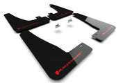 Rally Armor 22-26 Tesla Model X Black UR Mud Flap w/Red Logo
