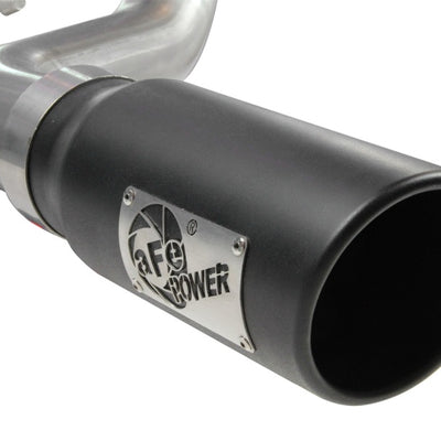 aFe MACHForce XP Exhausts Cat-Back SS-409 EXH CB Toyota Tacoma 05-13 V6-4.0L (Blk Tip)
