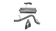 Corsa 2015-2020 Chevy Tahoe/GMC Yukon Cat-Back Exhaust Sport 3in Single Side Twin Black 4in Tips