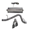 Corsa 2015-2020 ack Exhaust Sport 3in Single Side Twin Black 4in Tips 2015 Chevy Tahoe/GMC Yukon