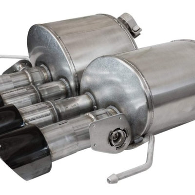 Corsa 2014-2019 Chevrolet Corvette C7 6.2L 2.75in Xtreme Valve-Back w/ Dual NPP & Quad Black Tips
