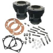 S&S Cycle 66-78 74in BT & Stock Bore Strokers 3-7/16in Bore Cylinders - Gloss Black