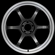 Advan R6 20x10 +45mm 5x114.3 Machining and Racing Hyper Black Wheel