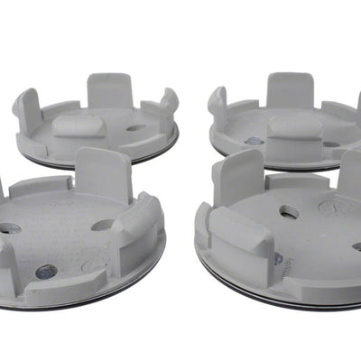 Ford Racing Ford Car Black & Chrome Wheel Center Cap Kit - Satin