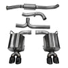 Corsa 2011-2014 Subaru Impreza Sedan STI 2.5L Turbo Manual Black Sport Cat-Back Exhaust