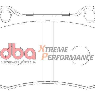 DBA 92-02 Dodge Viper Front XP Performance Brake Pads
