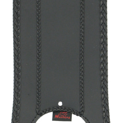 Mustang 00-17 Harley Softail w/Square Dash Tank Bib - Black