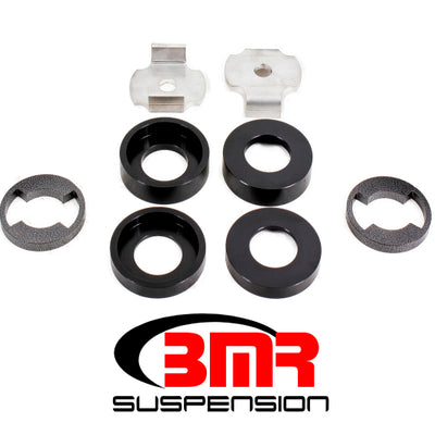 BMR 15-17 S550 Mustang Cradle Bushing Lockout Kit Level 1 - Black