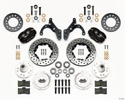 Wilwood Forged Dynalite Front Kit 11.00in Drilled 69-70 Impala Drum/Disc 69-82 Vette