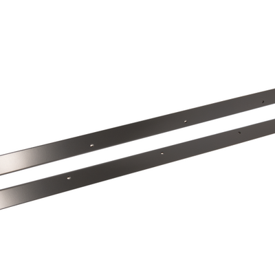 Kentrol 76-86 Jeep CJ7 Rocker Guards Black Powdercoat Stainless