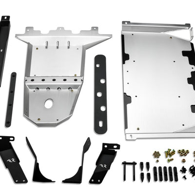 Rugged Ridge 18-23 Jeep Wrangler JLU 4dr Alum. Skid Plate for Engine/Trans - Tex. Blk