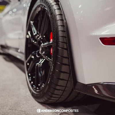 Anderson Composites 2020 Ford Mustang/Shelby GT500 Carbon Fiber Rear Mud Guards