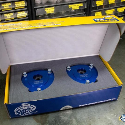 SuperPro 2015 Audi A3 Quattro Premium Front Upper Fixed Camber Offset Strut Mount Set