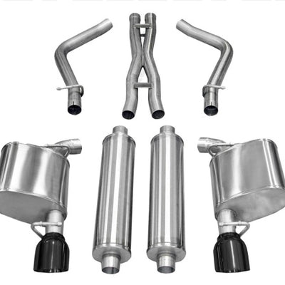 Corsa 2011-2014 Chrysler 300 R/T 5.7L V8 Black Xtreme Cat-Back Exhaust