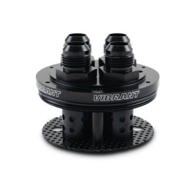 Vibrant 4-Port Catch Can Lid Assembly