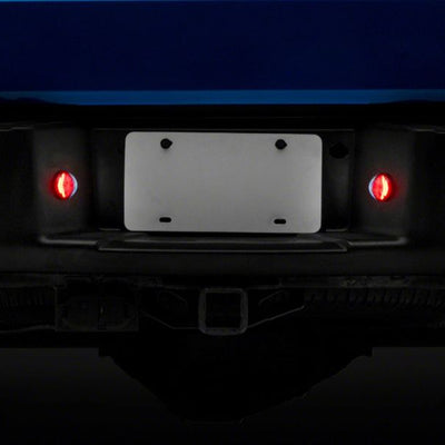 Raxiom 10-14 Ford F-150 Axial Series LED License Plate Lamps- Red and White